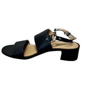 Naturalizer Sandals AUBREE, size 8.5; Black Synthetic Leather; chunky sandals